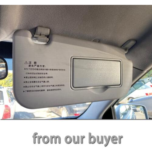 LHD Inner Sun Visor For KIA Sportage 2005-2010 Sunvisor Sunshield Shield Shade With Mirror Kit Front Car Parts Accessories