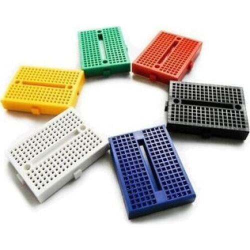 10PCS Mini color breadboard SYB-170 35*47*8.5mm test board universal board can be stitched