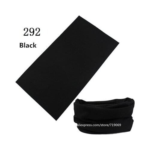 100% Polyester Solid color Microfiber Tubular Multifunction Motorcycle Scarf sports Headband Seamless Tube Bandanas Face Mask