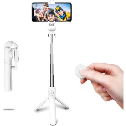 Hot 3 in 1 Mini Bluetooth Selfie Stick Tripod Monopod Selfie Stick Stand Holder Romote Controller For IOS Android Smartphone