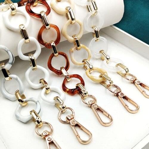 30pcs/lot Acrylic Chains Loops Links DIY Accessories for Jewelry Making Handmade Parts Hairpin Ring Earring N239
