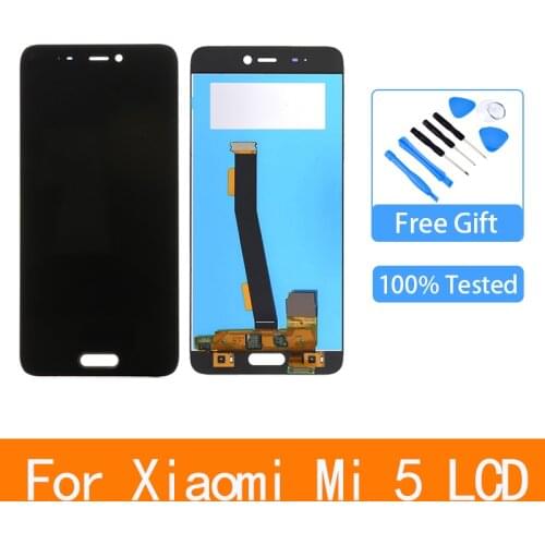 5.15" Original For Xiaomi 5 Mi5 M5 LCD Screen Display+Touch Digitizer With Frame + Fingerprint For Xiaomi Mi 5