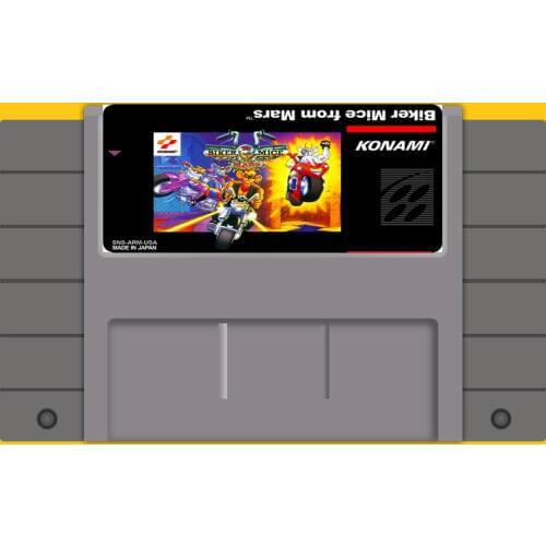 Biker mice from mars 16 Bit Game Card For USA NTSC Game Player