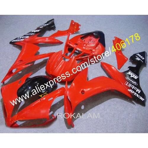 Cheap Fairing Kit For Yamaha 2004 2005 2006 YZF R1 YZF-R1 YZFR1 04 05 06 Red Black Fairings (Injection Molding)