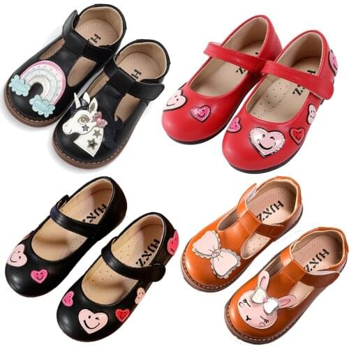 Kids Baby Girl Shoes Toddler Girls Shoes Childrens Footwear High Quality Princes Breathable Hooks Child Shoe Color 2021 Spring