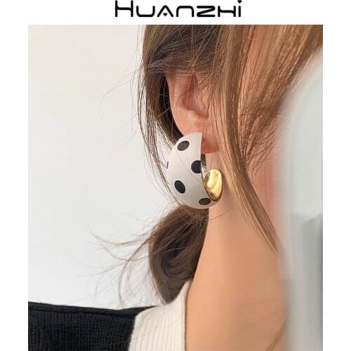 Stud Earrings HuanZhi China