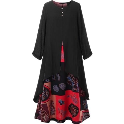 Huashang Summer Linen Dresses