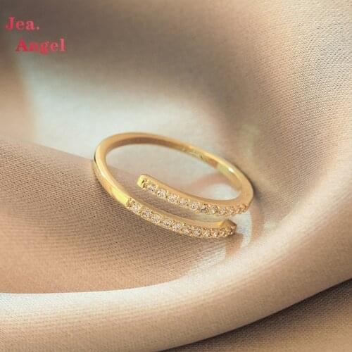 Женские золотые кольца Jea.Angel China At AliExpress