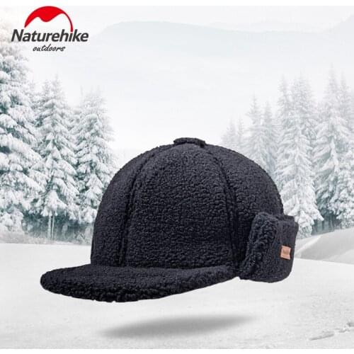 NatureHike Men & Womens Beret Cap Visor Hats Winter Warm Headwear Fleece Hat Outdoor Sportswear Causal Wear Unisex Fashion Caps