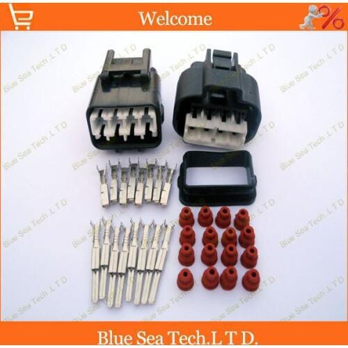 Sample,2 sets 8 Pin/way 2.2mm car connector,Car Waterproof Electrical plug,Diesel engine plug connector for car truck ect