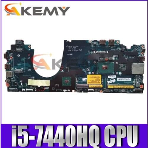 Original Laptop motherboard For DELL Latitude 5580 i5-7440HQ SR32R Mainboard CN-022G5H 022G5H LA-E151P DDR4