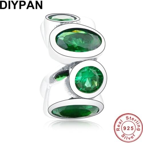 Fit Original Charm Bracelet 2018 Winter Collection 925 Sterling Silver Sparkling CZ Spacer Charm Bead DIY Jewelry Making