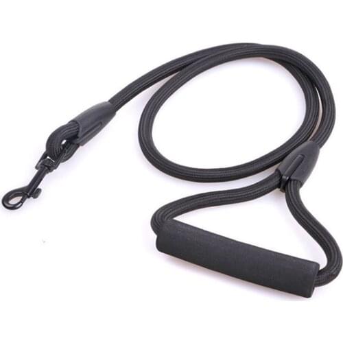 Anti-skid Rubber and Nylon Medium and Large Dog Leash Hand-held Design Big Dog Chain Training Supplies Pet Traction Rope