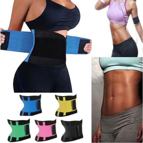 Richkeda Store New 2021 Waist Trainer Shaper Colombian Girdles Slimming Belt Woman Fitness Belt Latex Waist Cincher Corset Body