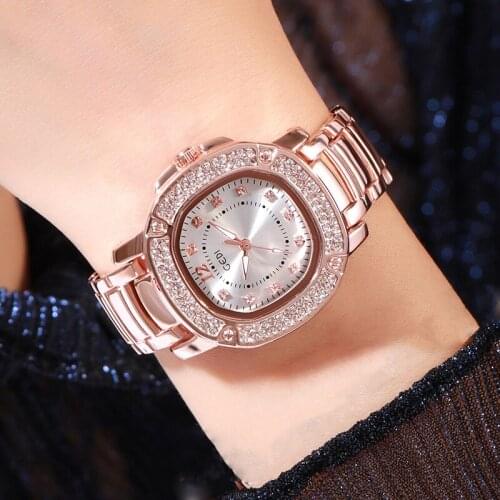 Luxury Womens Watch Women Strip Waterproof Female Form Diamond Women Watches Top Brand Luxury