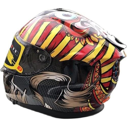 2020 Best Sale Double Lens Dual Visor Helmet In summer Season Racing Motocross Flip Up Motorcycle Helmet With Inner