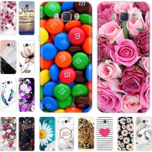 Silicone phone Case For Samsung Galaxy J7 2016 Cases J710 J710F Cover FOR Samsung J7 2016 Coque Etui bumper Print Silicon Cover