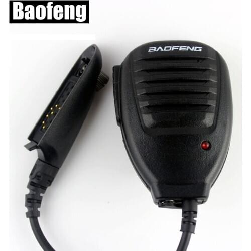 10PCS LED BAOFENG Speaker MIC Microphone Waterproof for BF-A58 BF-9700 Two Way Radio