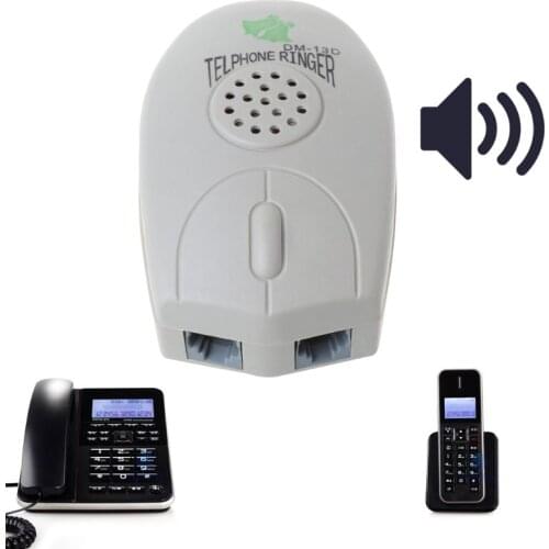 Amplifier Landline Phone Bell Ringer Extra Loud Telephone Ring for the Old Elder