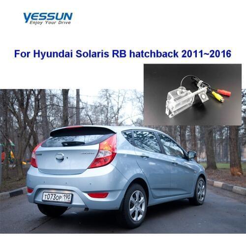 Yessun Car Rear View Camera For Hyundai Solaris RB hatchback 2011~2016 night view reverse camera