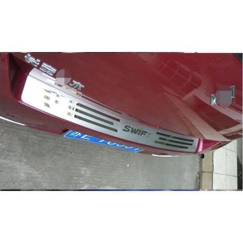 Stainless Steel Rear bumper Protector Sill for 2011-13 Suzuki Swift