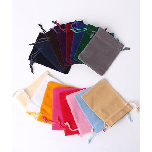 7x9CM Velvet Drawstring Pouches Jewelery Gift Bags Brace Strap Pouches ,Christmas Wedding Gift Bags for Birthday Party