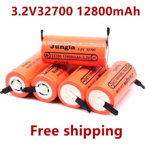 2021high capacity 3.2V 32700 12800mAh LiFePO4 Battery 12.8Ah 50A Continuous Discharge Maximum High power battery+Nickel sheets