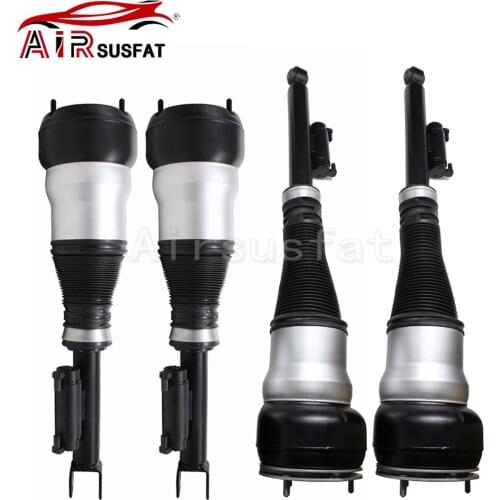 4pcs/set Front + Rear Air Suspension Shock Absorber For Mercedes Benz W222 2Matic 2014-2017 2223204913 2223205013 2223207313