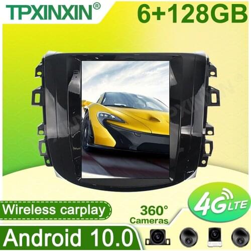 128G For Nissan Navara NP300 2018 Android Car Tape Reorder video Multimedia Player GPS Navigation Tesla Big Screen 360 Camera