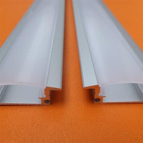 Free Shipping Recessed Led Aluminium Profile For Led Bar Light, Led Strip Aaluminum Channel, Waterproof Aluminum Housing