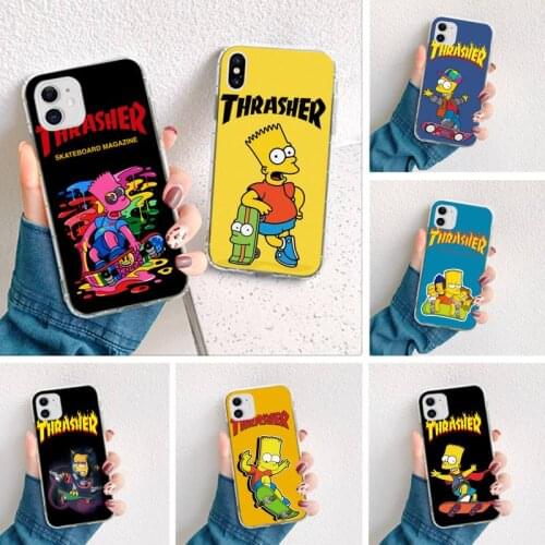 Cartoon Letter Brand Phone Cases For iphone 12 11 Pro Max Mini XS Max 8 7 6 6S Plus X 5S SE 2020 XR Silicone Soft cover