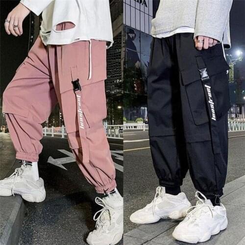 Sweatpants Mens Casual Hip-hop Harem Pants Outdoor Baggy Solid Color Wild Sport Pants Male Overalls 2021 New Arrival