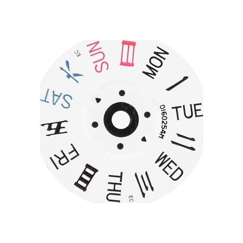 Watch Date Day Wheel Disc Replacement Parts for NH35 NH36 NH37 Movement
