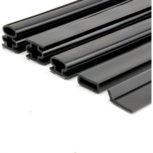 Main Entrance Door Seals Self-adhesive Silicone Sealing Strip Gasket 10 x 6mm 8mm 10mm 12mm 15mm 20mm 6m Brown White