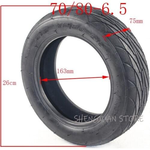 Hot Sale Good Reputation 70/80-6.5 Inner and Outer Tyre Fit for Electric Scooters Scooter Accessories Balance Scooter
