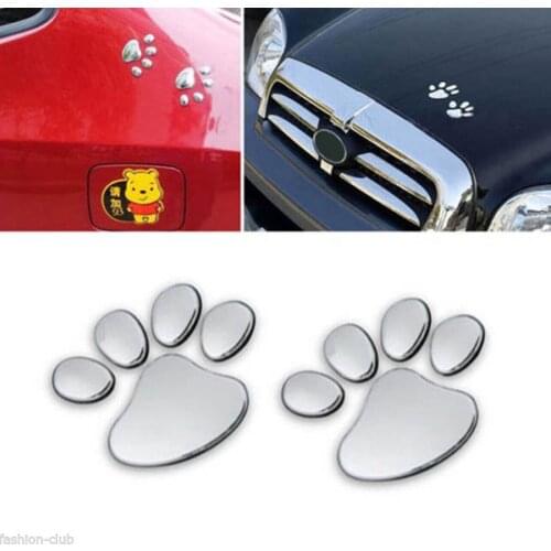 Paw Animal Foot Car Sticker for opel astra h bmw f30 e36 citroen c1 vw caddy volvo v50 alfa romeo e46 vw ford focus
