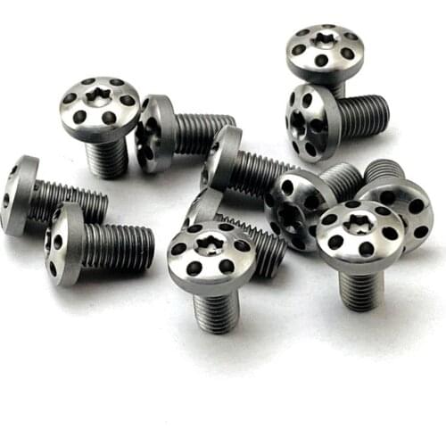 M1.6 M2 M2.5 M3 M4 M5 M6 M8 304 A2-70 Steel GB2673 Flat Lobe Bolt Head Countersunk Torx Six-Lobe Screw Six T6O9