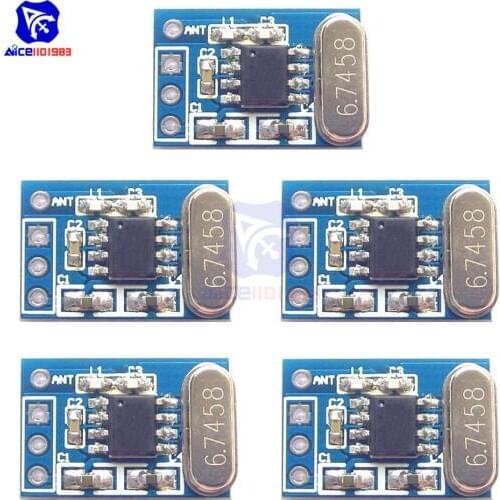 5PCS/Lot SYN480R 433M ASK/OOK Wireless Receiver Module Standard 433MHz ASK Receiver Module