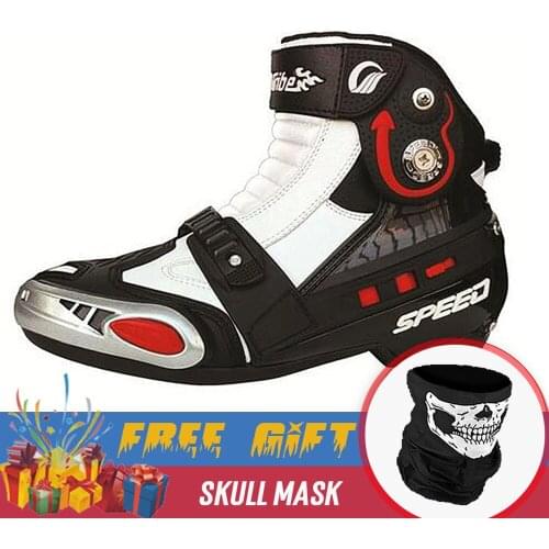 Motorcycle ankle protective Boots moto SPEED BIKERS Racing boots Motocross moto shoes Motorbike Bumper Non-slip botas