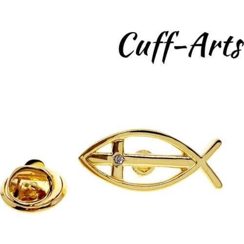 Lapel Pin Badges for Men Icthus Religion Religious Lapel Pin Brooches 2019 Classic Novelty Lapel Pin By Cuffarts P10348