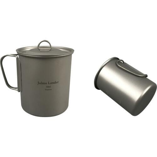 Jolmo Lander Titanium Mug Titanium Cup Set 750ml pot+350ml