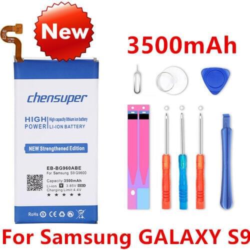 NEW 3500mAh EB-BG960ABE Battery For Samsung GALAXY S9 G9600 G960F SM-G960 Smart Phone Battery+Tracking Number