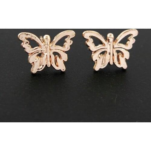 TianBo Manufacturers selling hanging butterfly earrings two wear fashion temperament Korean earrings fine jewelry for women