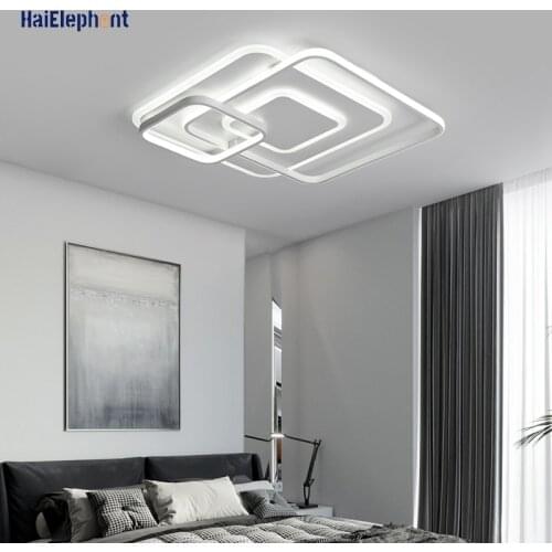 Modern Led Chandelier Lights For Study Living Room Bedroom Kitchen Indoor Lighting Home Deco Luminaire Lamps Fixtures AC 90-260V