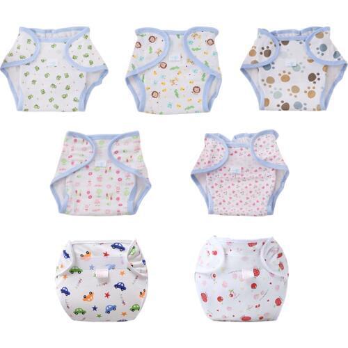Baby Infant Toddler Waterproof Training Pants Cotton Changing Nappy Cloth Diaper Panties Reusable Washable