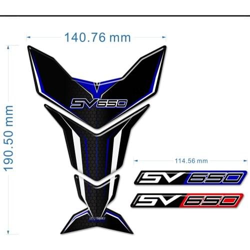 Tank Pad Protector For Suzuki SV650 SV650S SV650X SV 650 S X Decal tankpad Stickers Gas Fuel Oil Fairing 2017 2018 2019 2020
