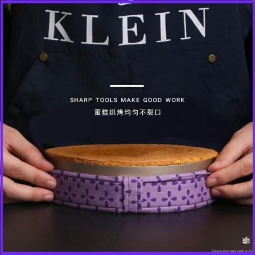 1 pc Nice Cake Pan Strips Bake Even Strip Belt Bake Even Moist Level Tray Protection Strap Baking Tool Circle Tie