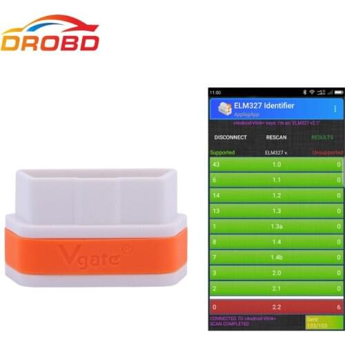 [5pcs/lot]100% Original 8 colors Vgate iCar2 iCar 2 Code reader WiFi ELM327 With Switch Work With iPhone and Android OBD-II OBD
