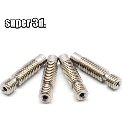 5pcs All metal Bowden/wade V6 hotend Heat Break extruder Throat for 1.75 mm / 3.00mm Filament J-head kossel 3D printer
