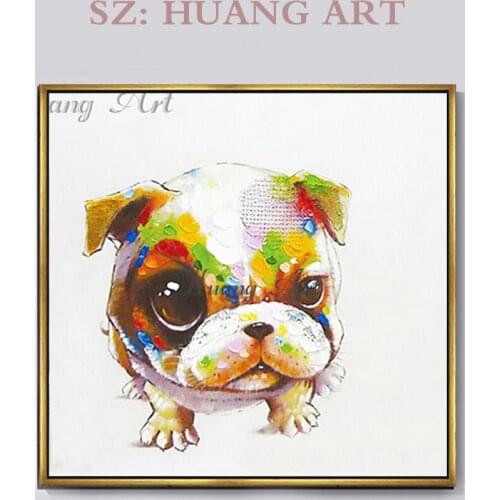 Free shipping of animals high quality modern abstract interesting frog oil canvases all decorated in a frameless hotel lobby